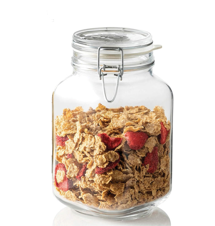 Bormioli Rocco Food Storage Container, 2l, Transparent
