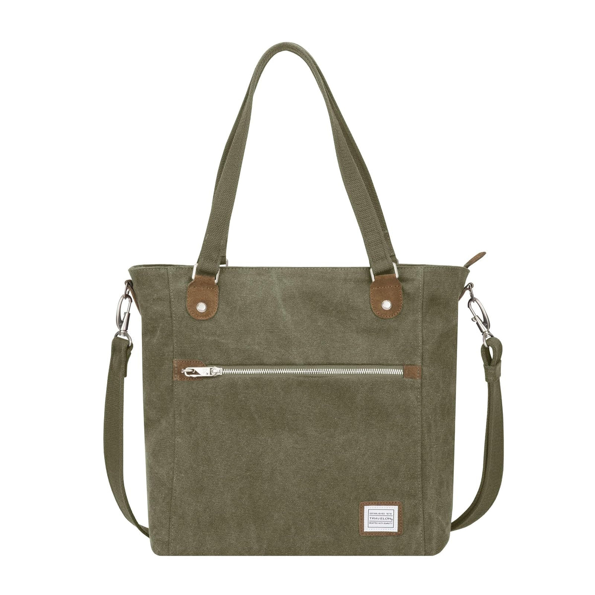 Travelon Anti-Theft Heritage Tote Bag Travel, Sage, One Size
