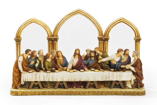 Roman 12 Last Supper Decorative Statue with Arches