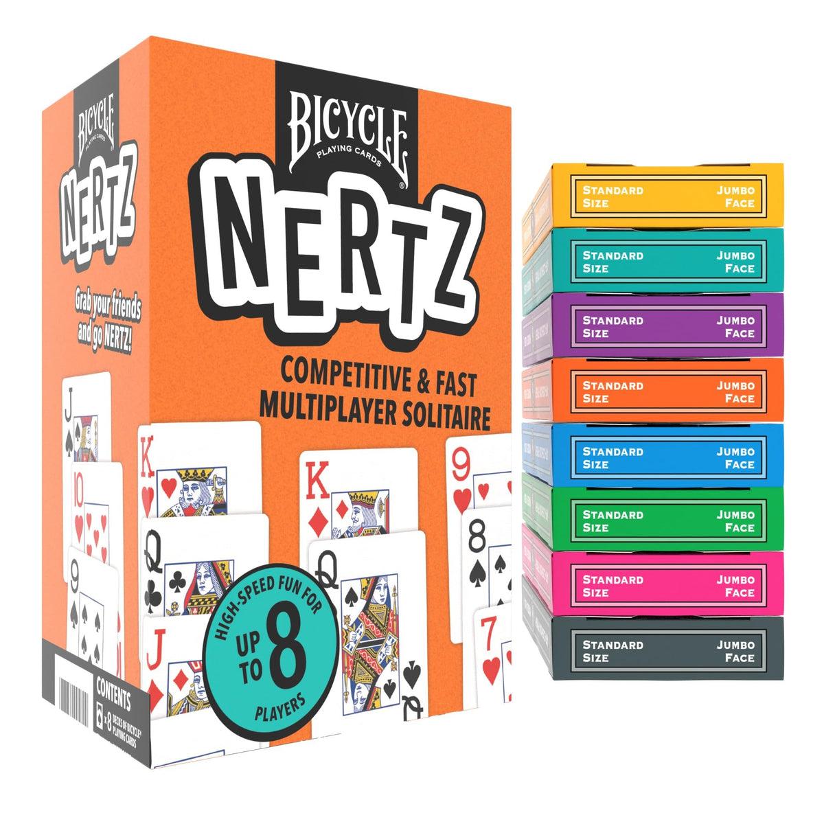 Bicycle Tabletop Game, 4 inches x 2.75 inches x 6.75 inches, Brightly Colored