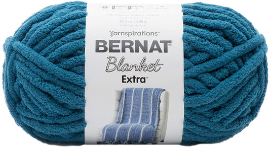 Spinrite Yarns (CA) Bernat Blanket Extra VELVETEAL, Green