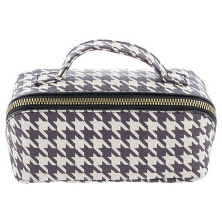Karma Cosmetic Case, Small, Houndstooth