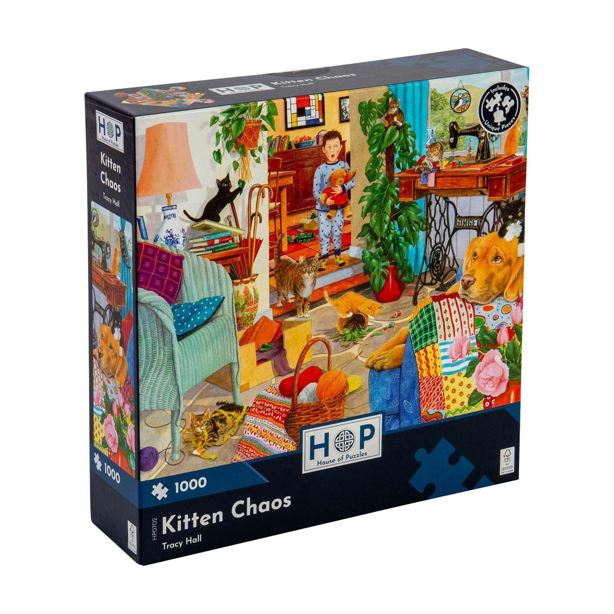 The House of Puzzles Puzzles, 48 x 69 cm, Multicoloured