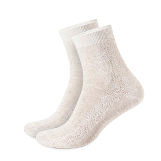 FlaxSox Socks, 10-11, Undyed
