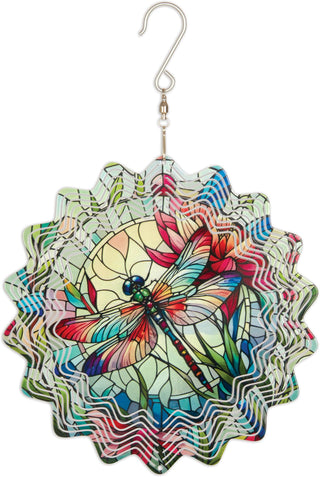 Sunset Vista Designs Wind Spinner, 8" Tall, Dragonfly