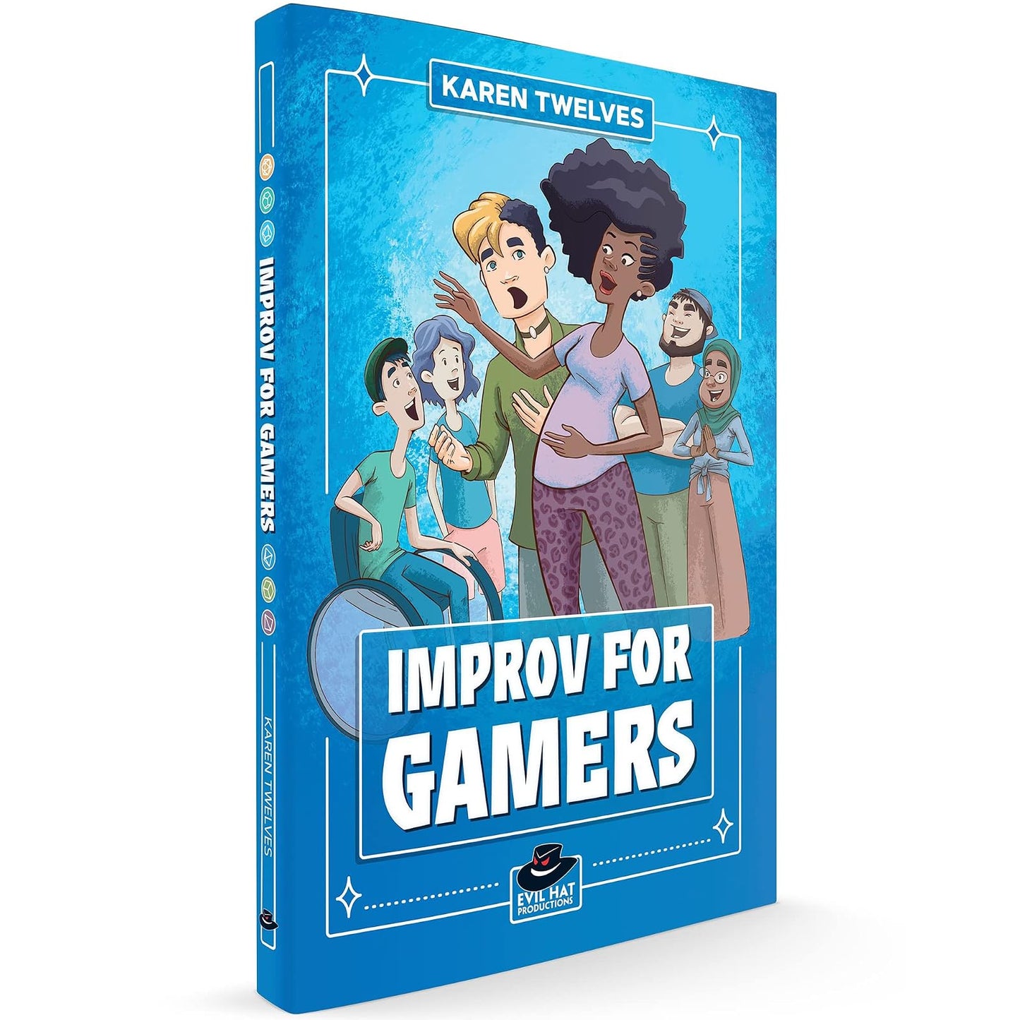 Evil Hat Productions Improv for Gamers: Second Edition - Hardcover RPG Book, Role Playing Game