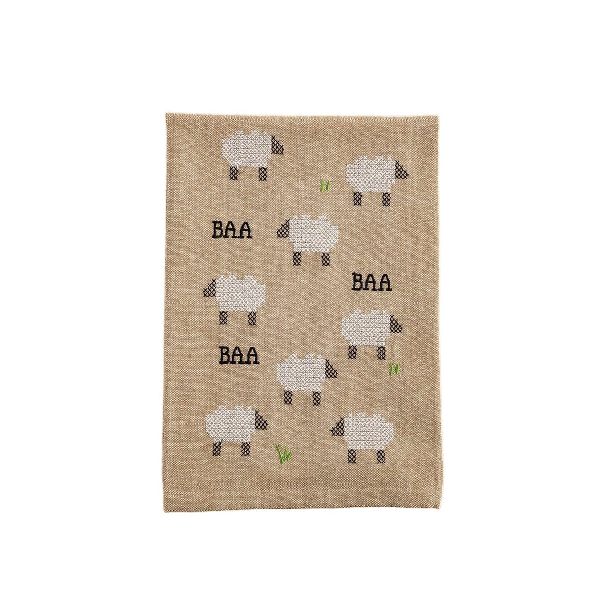 Mud Pie Towel, 14" x 21", Sheep