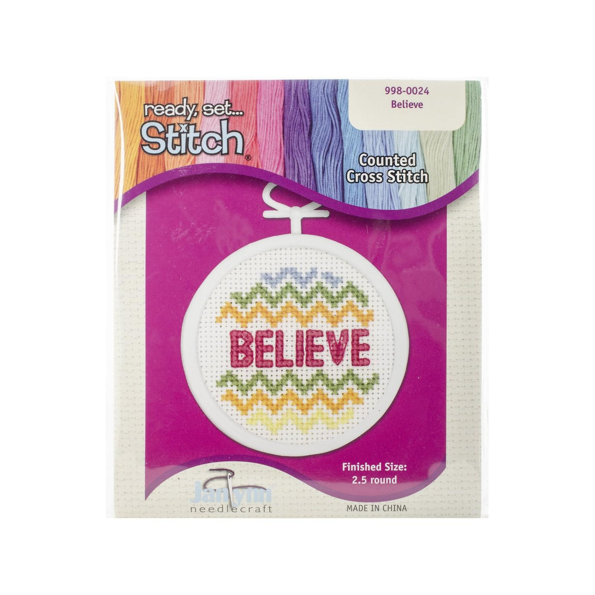 Design Works Crafts Art Craft Kit, 2-1/2-Inch, Multicolored