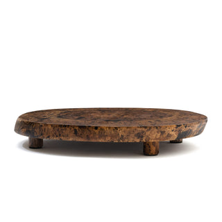 Lipper International Dishware Plate, Medium, 10" to 13" Diameter x 2", Burl Fini