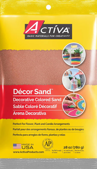 ACT√çVA Products Floral Candle Sand, 28-Ounce, Harvest