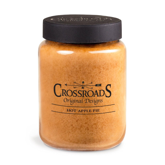Crossroads Hot Apple Pie Scented 2-Wick Candle, 26 Ounce