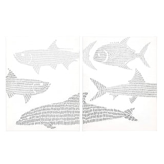 Pavilion Gift Company Wall Art, 12"L x 12"W, Grey, White