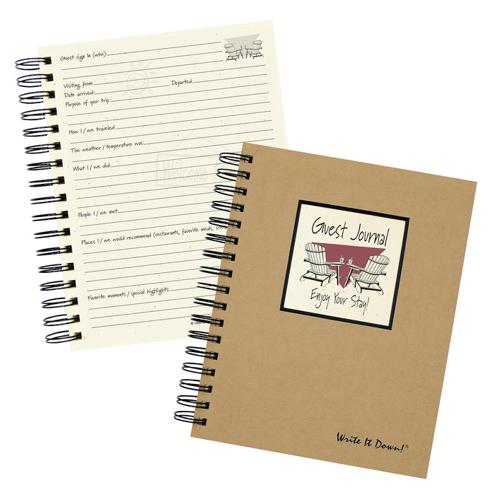 Write it Down Blank Book, Full-size, Kraft Brown