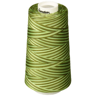 Signature Yarn, 40wt/3000 yd, Variegated Grassy Greens