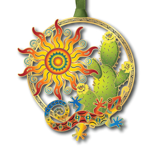 Beacon Design Lizard & Cactus Ornament