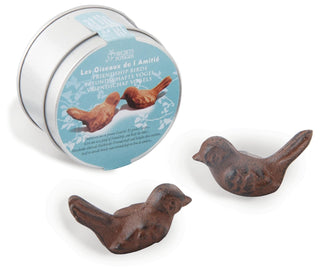 Esschert Design E8214 The Gift Box of Birds-Friendship Birds - Rusted Finish in Display Box
