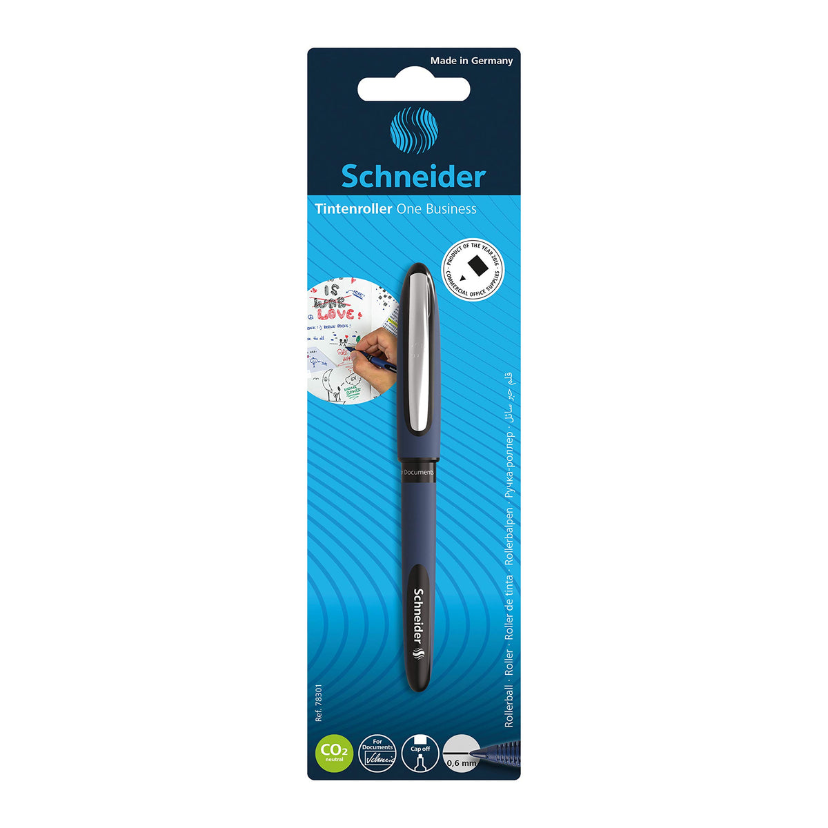 Schneider Writing Instrument, 1 Count (Pack of 1), Black