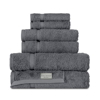 Towels Beyond Towel, 6-Piece Towel Set, Dark Grey