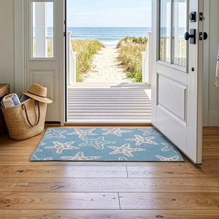 Home Furnishings By Larry Traverso Rug, 1'8" x 2'6" (Rectangular), Starfish