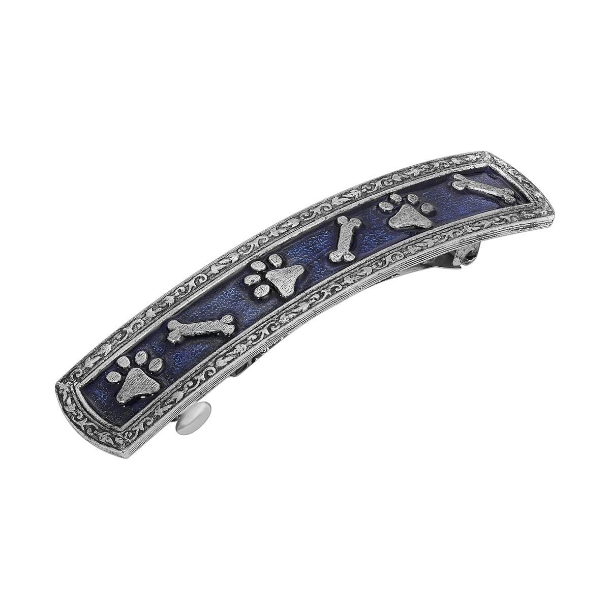 1928 Jewelry Company Hair Clip, 1 Count (Pack of 1), Blue