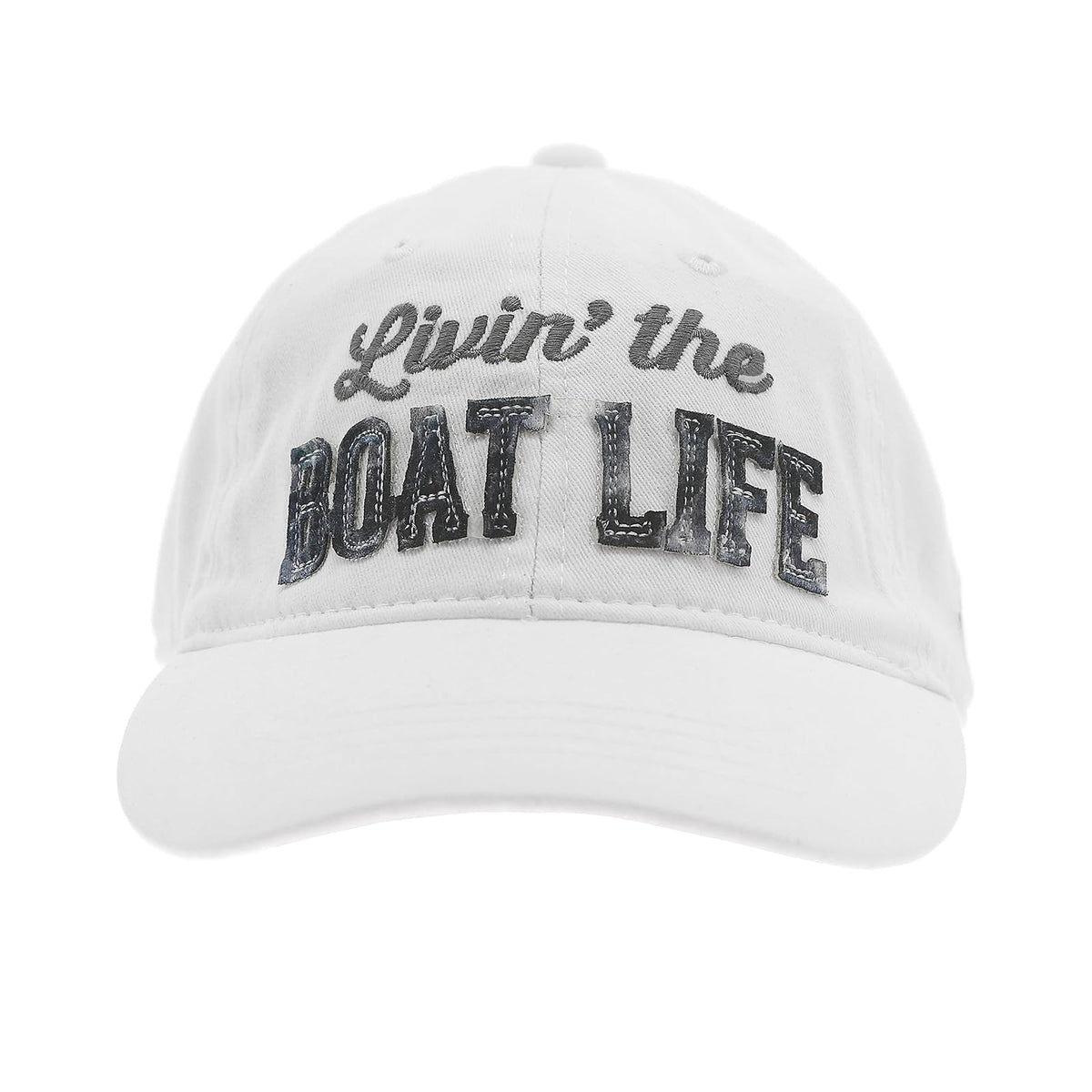 Pavilion Gift Company Hat, White, Gray, Baseball Cap