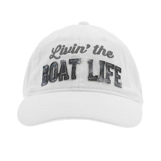 Pavilion Gift Company Hat, White, Gray, Baseball Cap