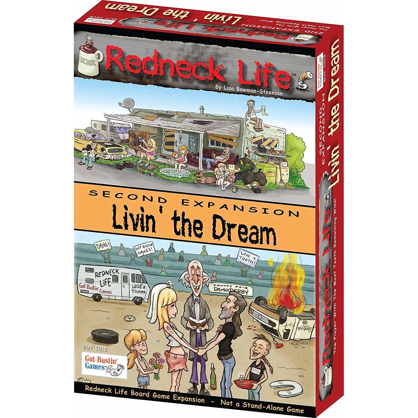 Gut Bustin' Games Gut Bustin' Games Livin' The Dream!: Redneck Life Board Game Expansion #2 Board Games