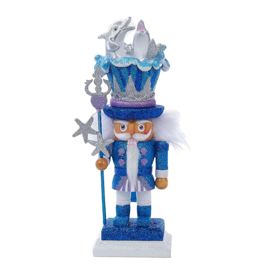Kurt Adler Hollywood Dolphin Nutcracker, 12-Inch