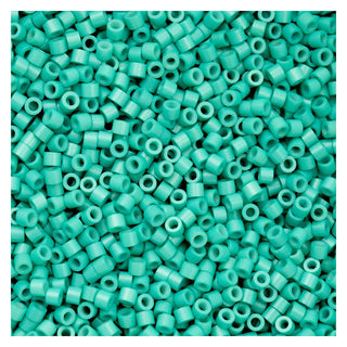 John Bead Craft Bead, Size 11, Opaque Turquoise Green