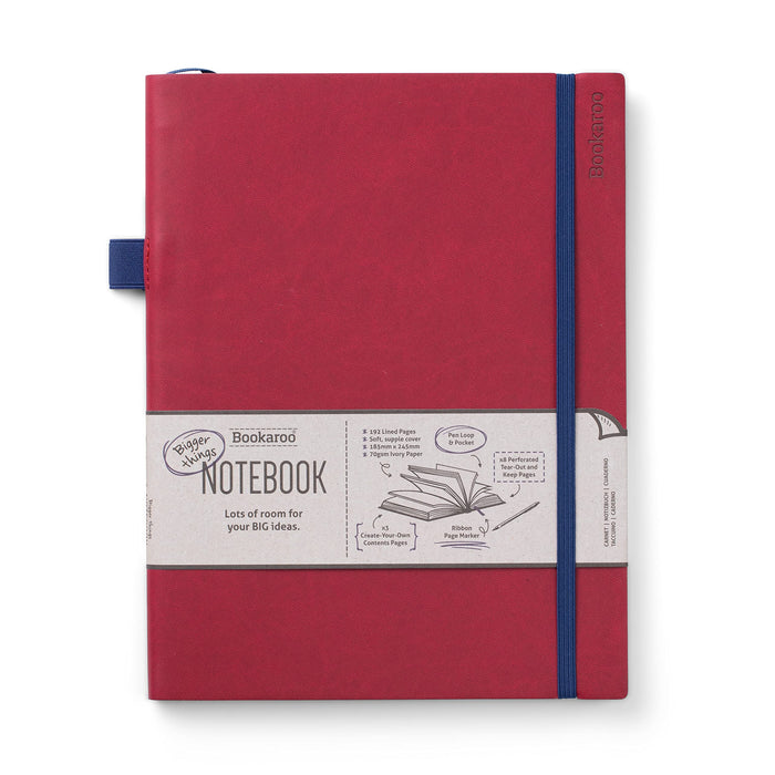 IF Blank Book, Dark Red, Contemporary