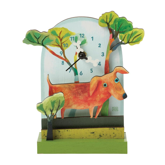 Enesco Clock, 6.6 Inch, Multicolor