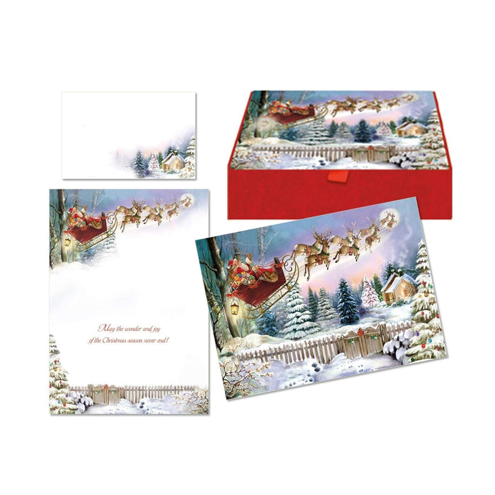 Lux Press Group Greeting Card, 5 inches x 7 inches x 1.75 inches, Glitter