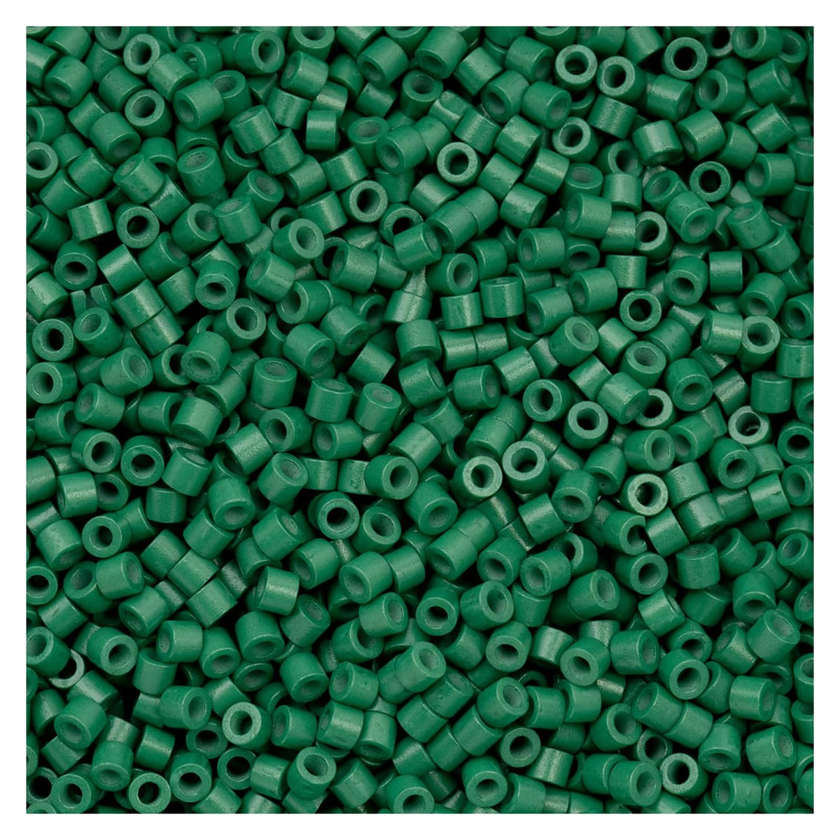 John Bead Craft Bead, Size 11, Emerald Green