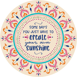 Karma Decorative Magnet, Small, Sunshine