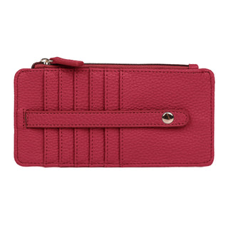 Julia Buxton USA Wallet, Slim, Red