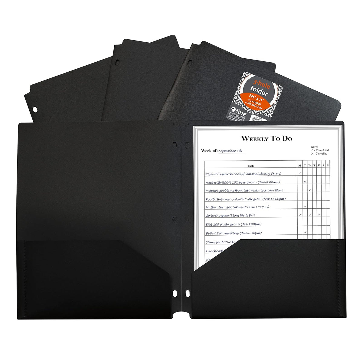 C-Line File Folder, Box of 25, Black