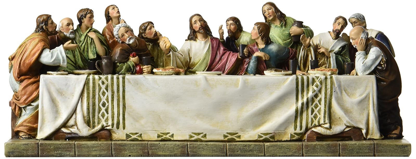 Roman Last Supper Collection Joseph's Studio Jesus and The 12 Disciples at The Last Supper, 11.25-Inch