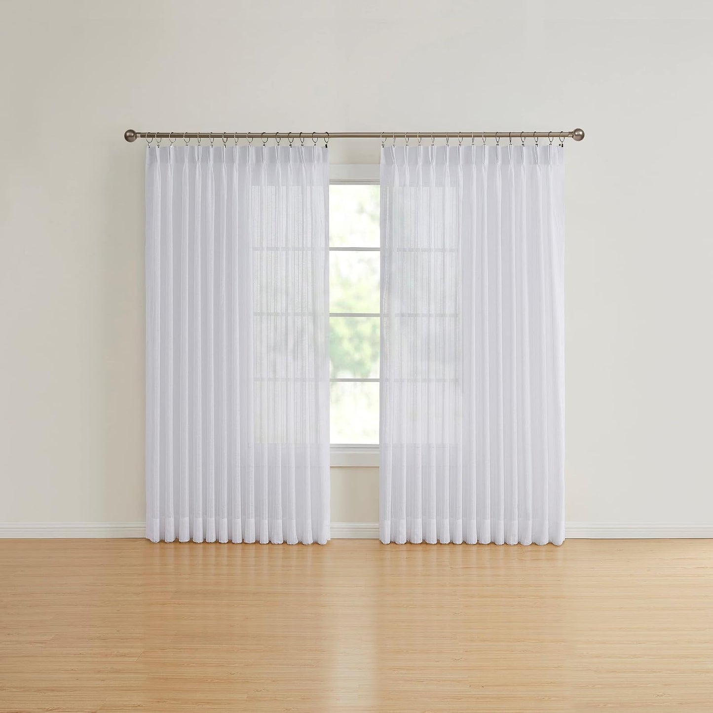 RENAISSANCE HOME FASHION Simplicity Pinch Pleated Pair