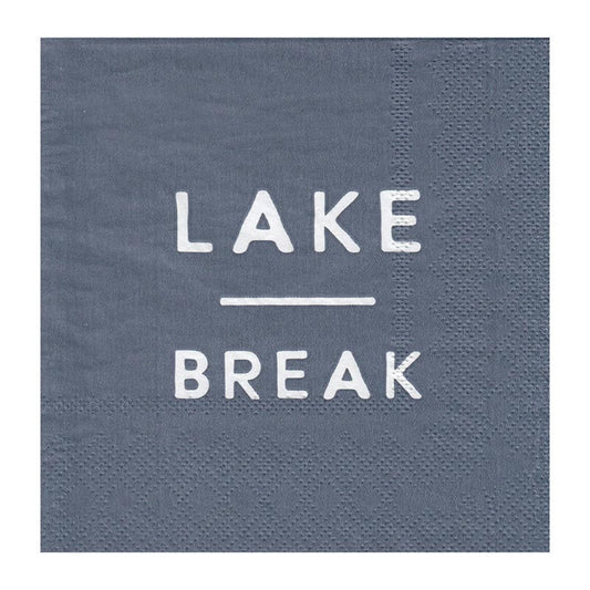 Santa Barbara Design Studio Disposable Napkin, 5" x 5", Lake Break