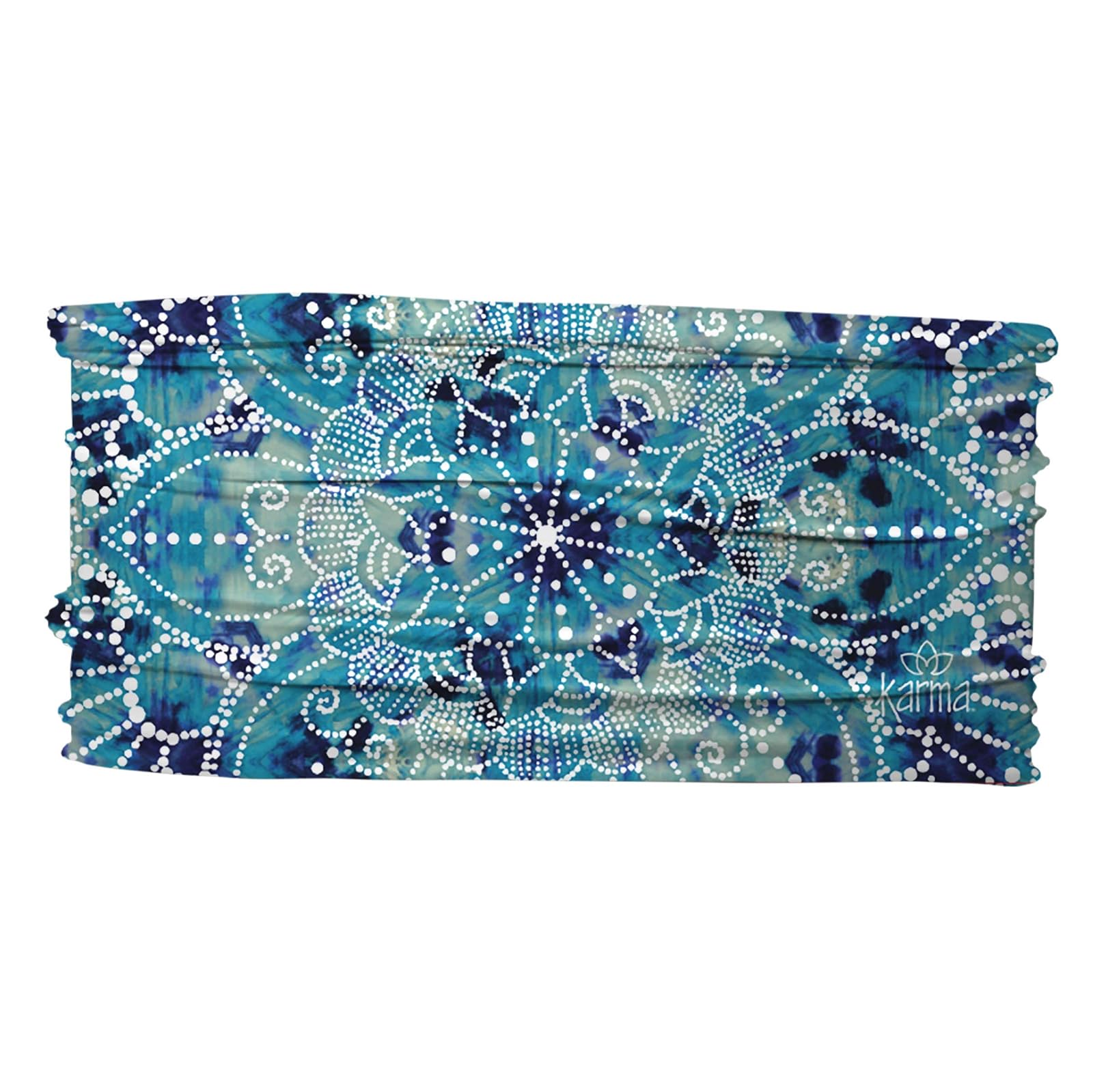 Karma Gifts Thin Headband, Indigo Medallion
