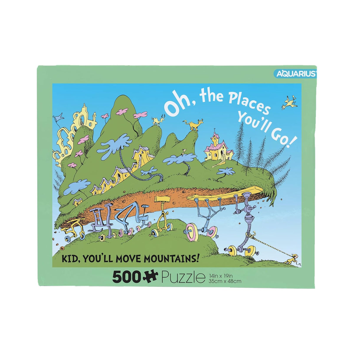 AQUARIUS Puzzles, 500 pieces or 14 x 19 inches, Vibrant and Diverse Colors