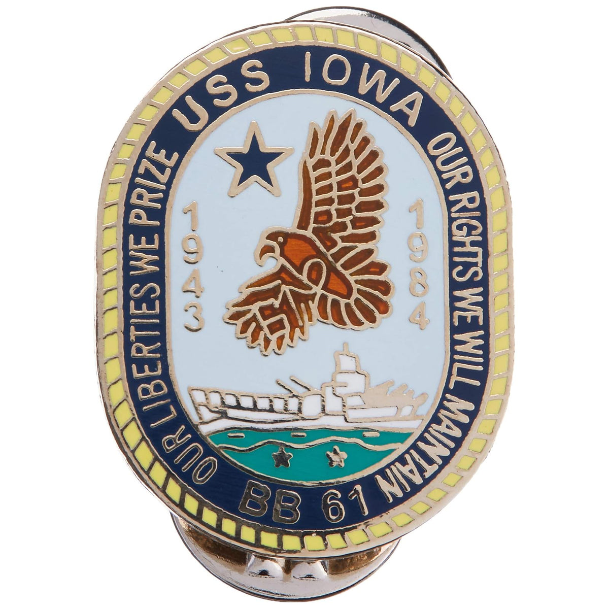 Eagle Emblems, Inc. Apparel Pin, Modern
