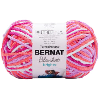 Bernat Yarn, 220 yards, Neon Sherbet
