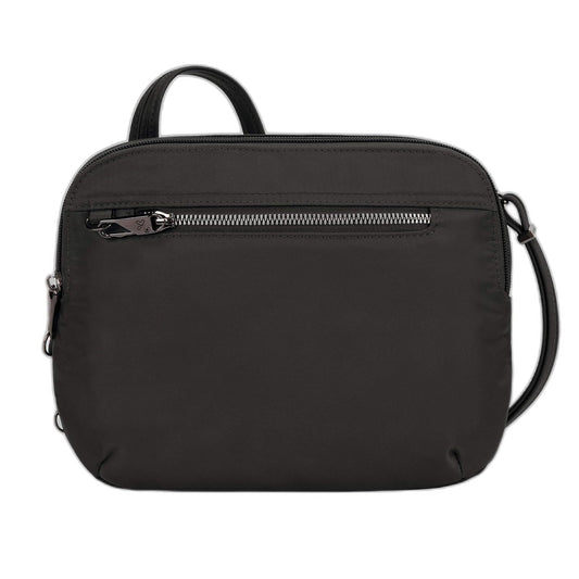 Travelon Women's Anti-Theft Tailored E/w Organizer Travel Purse, Onyx, One Size
