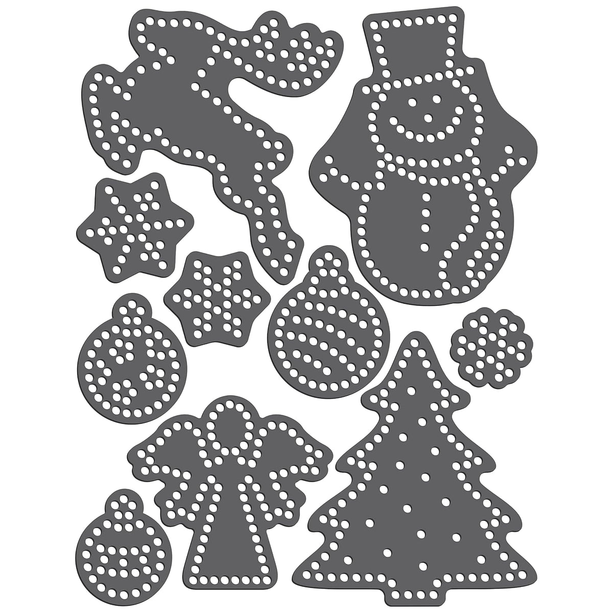 Rhinestone Genie Template Stencil, 3mm, Black