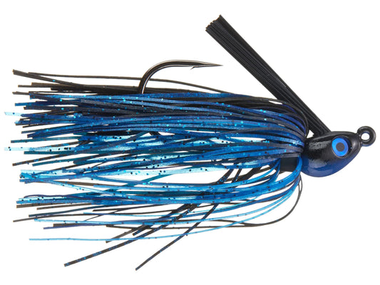 Dirty Jigs Compact Swim Jig Black and Blue 1/4 oz.