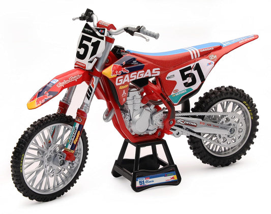 New Ray Toys GasGas MC 450F Red Bull #51 Justin Barcia 1/12 Scale Diecast Motorcycle Model by NewRay