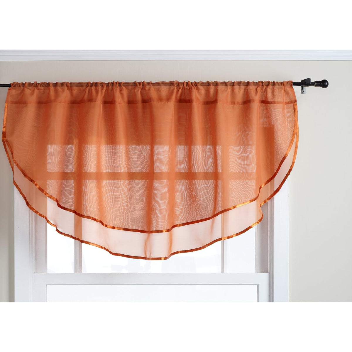 Stylemaster Curtain, 24"W x 60"L (Pack of 1), Tangerine