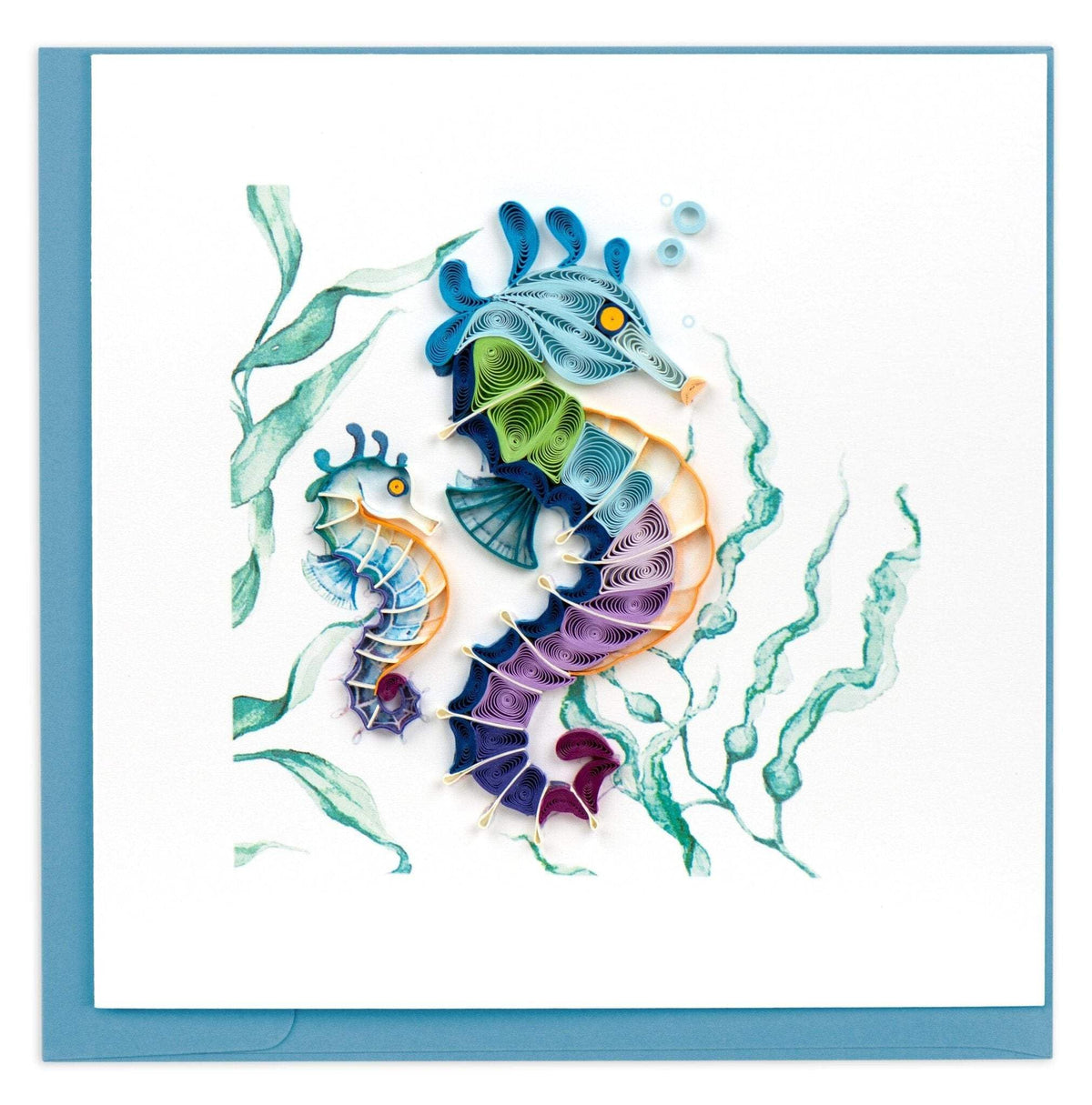 Quilling Card Greeting Card, 6x6 Inch, Multi