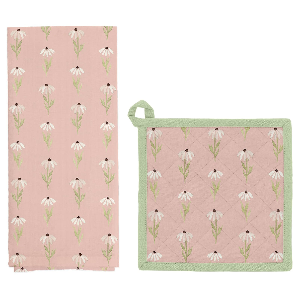 Boston International Towel, 28" x 18", Pink Daisy